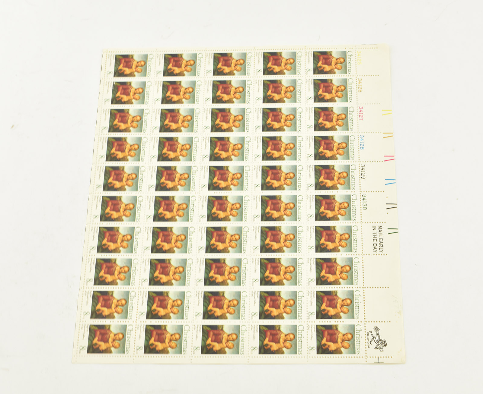 VINTAGE UNUSED Entire SHEET Real USPS Postage Stamps! Property Room