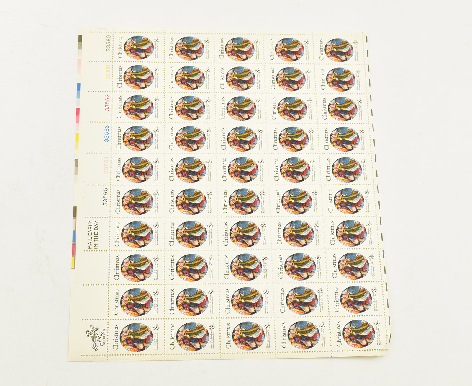 VINTAGE UNUSED Entire SHEET Real USPS Postage Stamps! Property Room