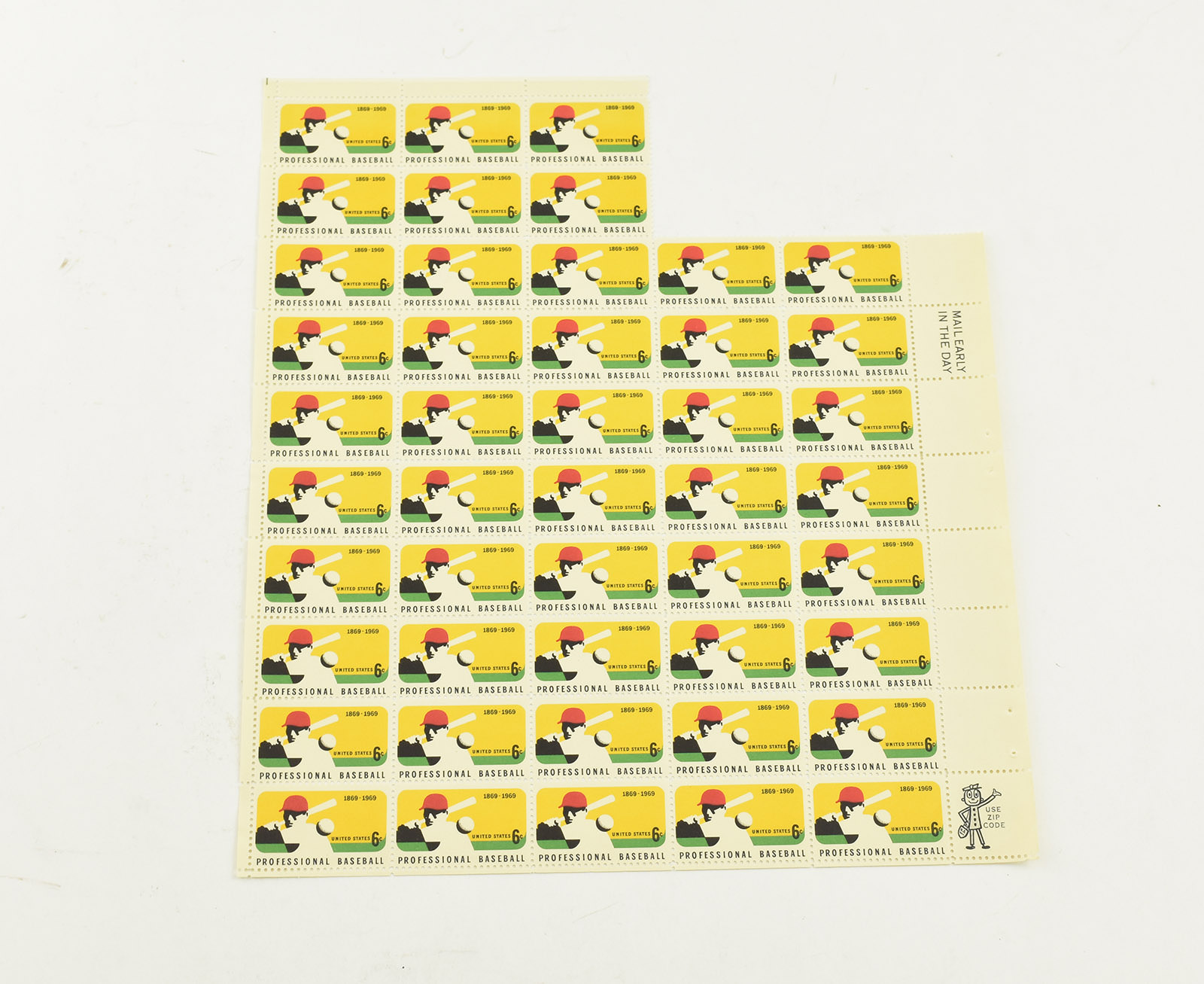 VINTAGE UNUSED Entire SHEET Real USPS Postage Stamps! Property Room