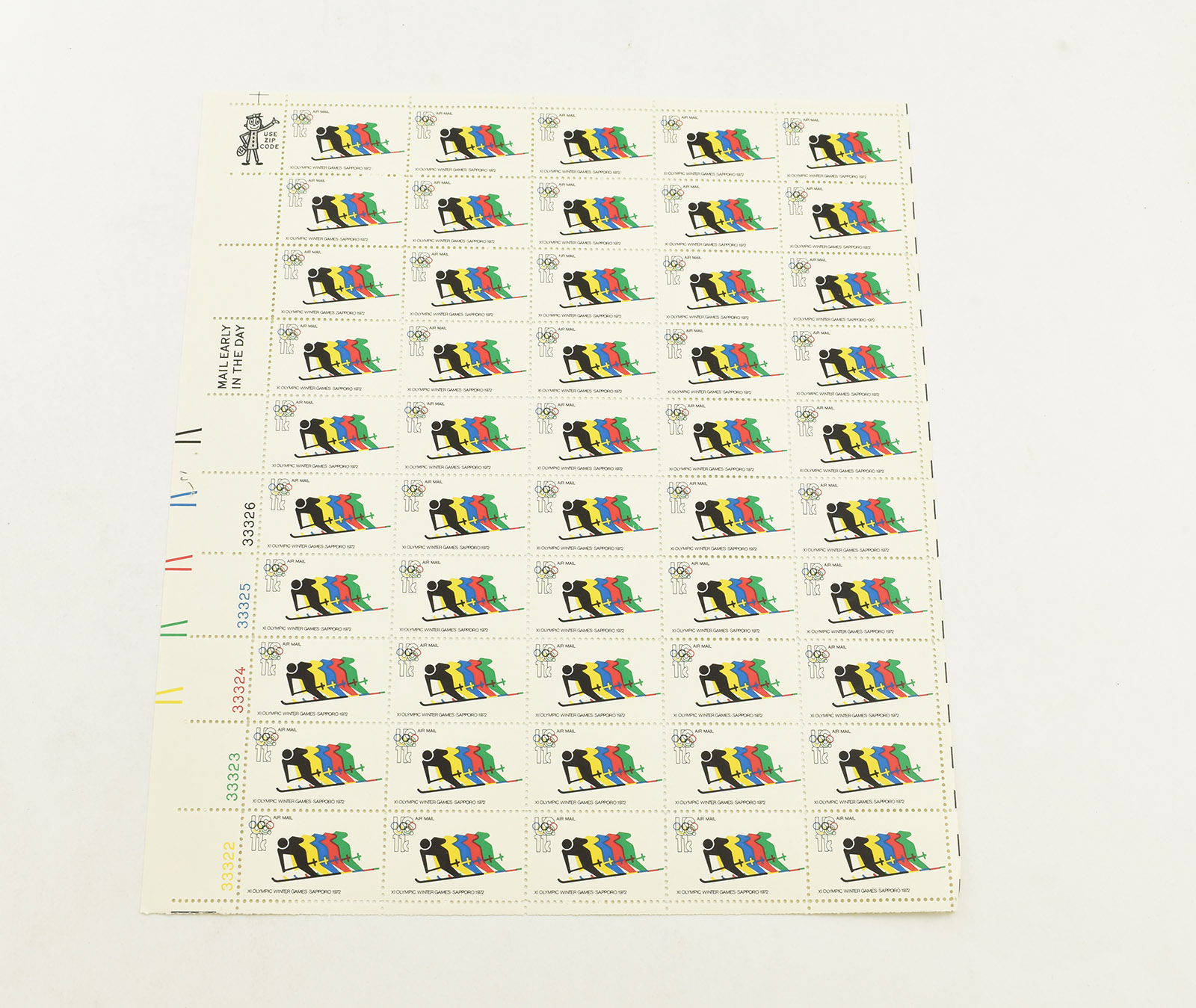 VINTAGE UNUSED Entire SHEET Real USPS Postage Stamps! Property Room