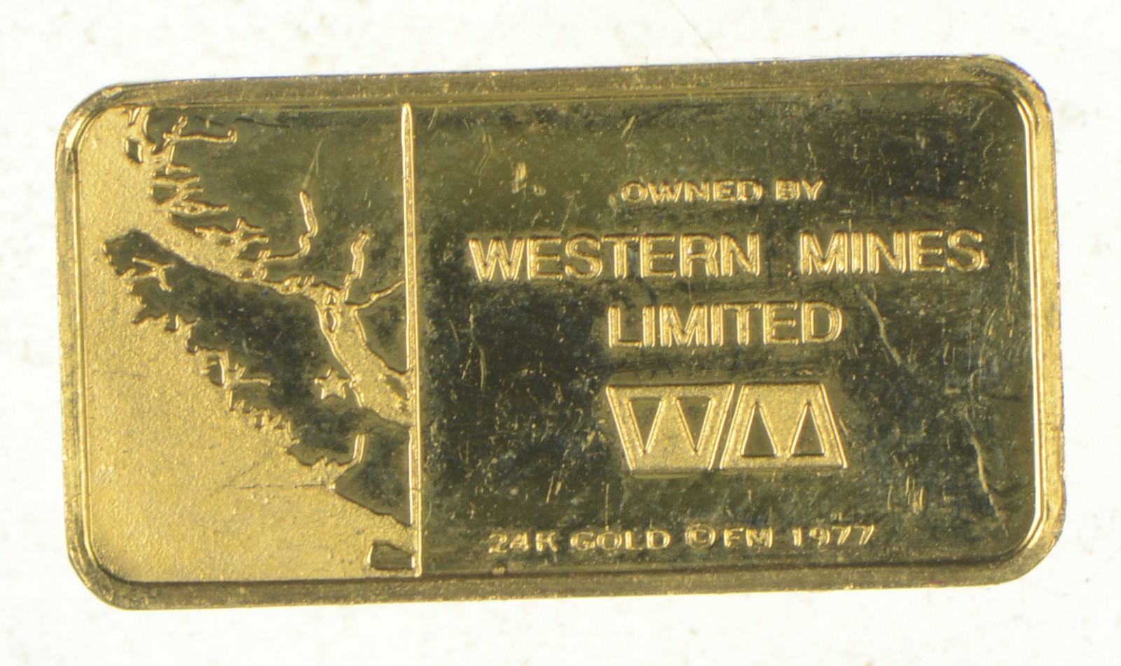 Western Mines 24K Gold Bar Property Room