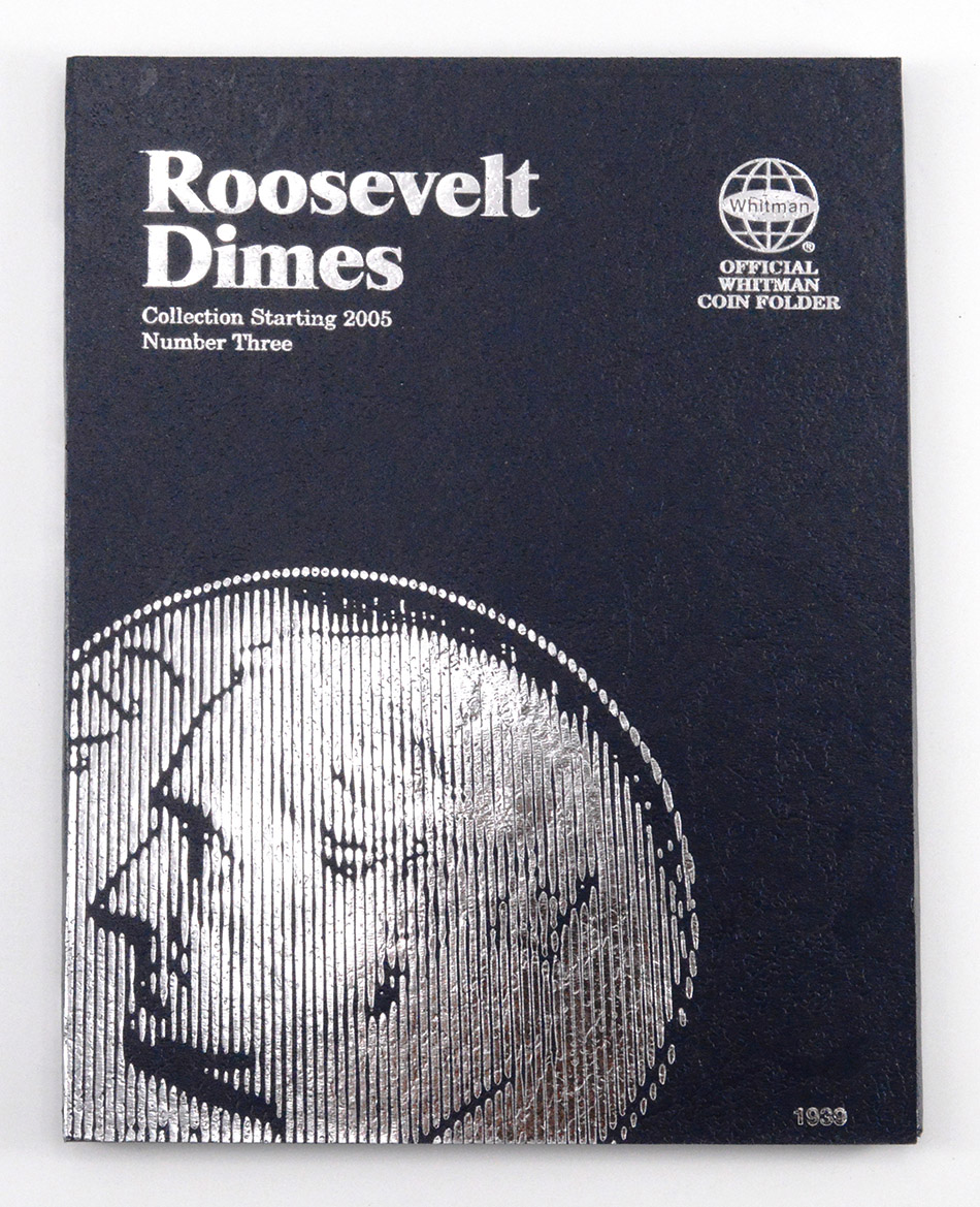 Whitman Blue Book Coin Folder Roosevelt Dimes 3 Collection Starting