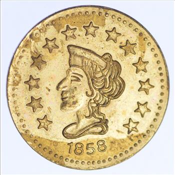 California Gold Rush Souvenir Token - Contemporary - Neat Collectible