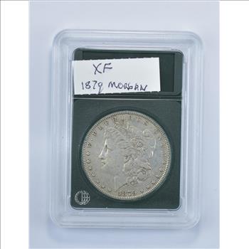 *** XF 1879 Morgan Silver Dollar - Fancy Display Holder