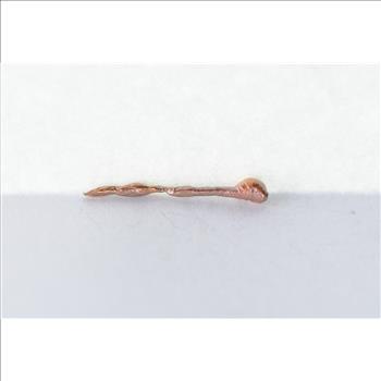 0.08 Grams - Natural Silver Nugget - Beautiful Tone!