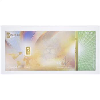 0.1 Gram 999.9 Fine Gold Bar - KaratPay - NADIR Gold