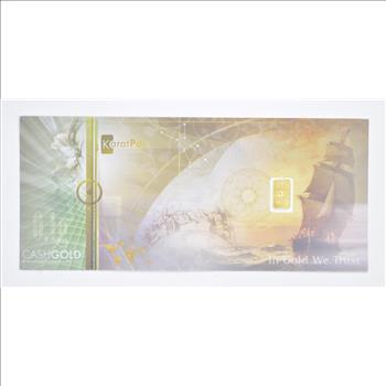0.1 Gram 999.9 Fine Gold Bar - KaratPay - NADIR Gold