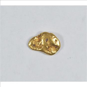 0.82 Grams Authentic Alaskan Mined Gold Nugget - Gold Rush - High Karat - Rare