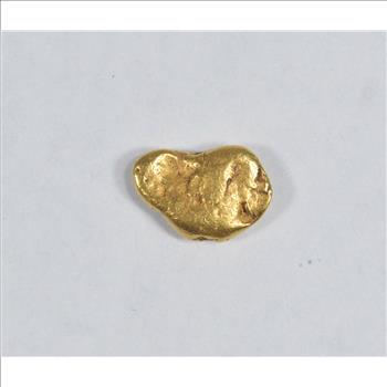 0.82 Grams Authentic Alaskan Mined Gold Nugget - Gold Rush - High Karat - Rare