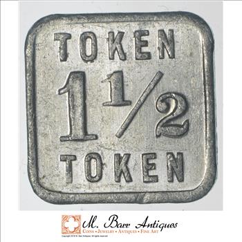 1 1/2 Square Token