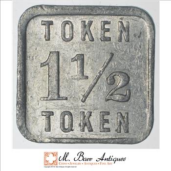 1 1/2 Square Token