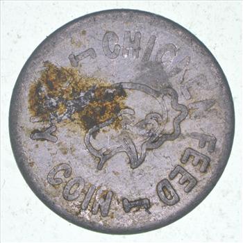 1 Henny Penny Chicken Feed Coin Token - Reduced S&H