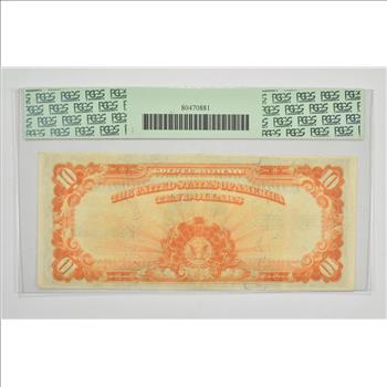 $10 1922 U.S. Gold Certificate Large Note - Graded PCGS - 45 XF STAR NOTE
