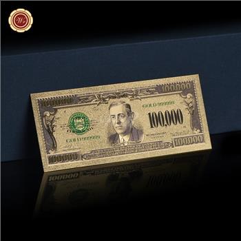 $100,000 United States - Largest Denomination - Tribute Bank Note