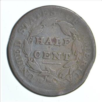 1/2c - HALF CENT - 1808 - Draped Bust United States - Half Cent