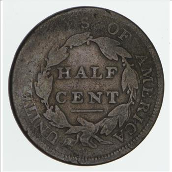 1/2c - HALF CENT - 1809 - Classic Head United States - Half Cent