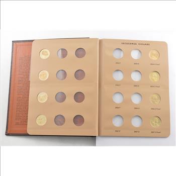 16 Coins Sacagawea Dollar Collection 2000-2015 - Album Set Partially Complete With Proof