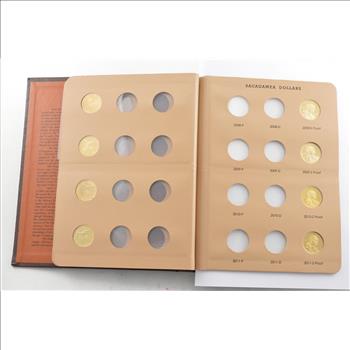 16 Coins Sacagawea Dollar Collection 2000-2015 - Album Set Partially Complete With Proof