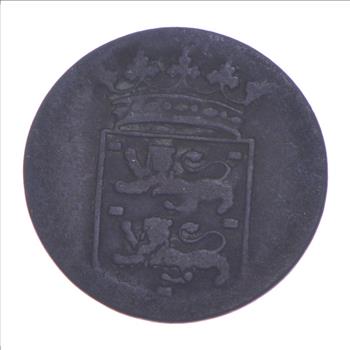 1754 Dutch East India Company 1 Duit - West Friesland - Charles Coin Collection