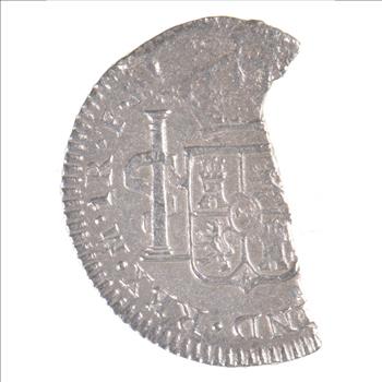 1784 El Cazador Ship Wreck Relic Silver Reales COA - Authentic Treasure