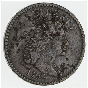 1794 Liberty Cap Large Cent- Circulated