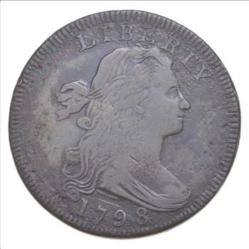 1798 Rev 96 Draped Bust Large Cent - S.155