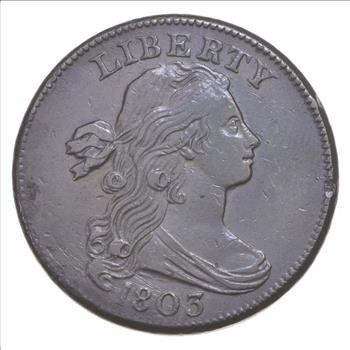 1803 Draped Bust Large Cent - S.251 - Small Date - Small Fraction
