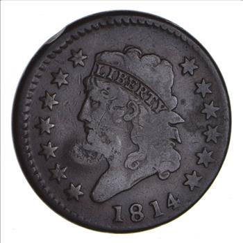 1814 Classic Head Large Cent - Circulated