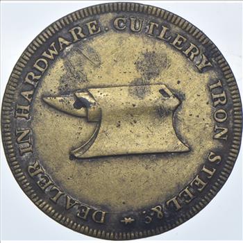 1820's W. H. Mott Civil War Token - NY 615