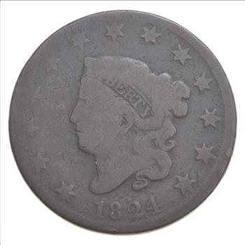 1824 Matron Head Large Cent