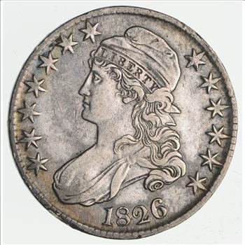 1826 Capped Bust Half Dollar- Circulated