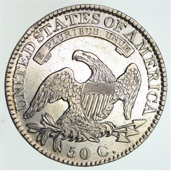 1826 Capped Bust Half Dollar - Near Uncirculated - Cleaned