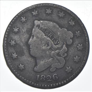 1826 Matron Head Large Cent