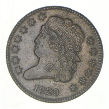 1829 Classic Head Half Cent