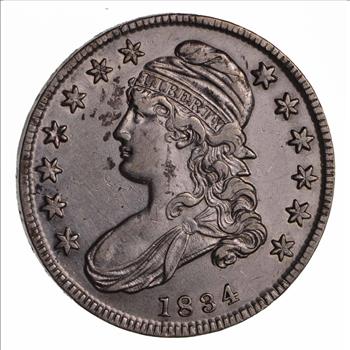 1834 Capped Bust Half Dollar - Circulated