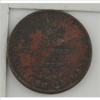 1834 Hard Times Copper Token My Victory/Jackson, Running Boar