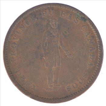 1837 Canadian Provinces 1 Penny