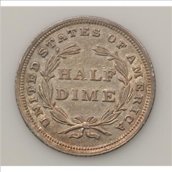 1837 Seated Liberty *Small Date* Silver Half Dime