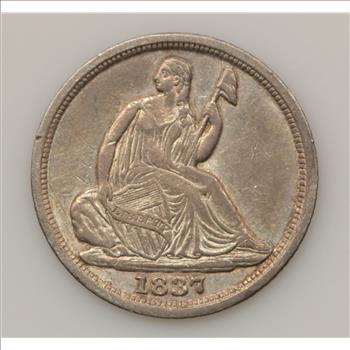 1837 Seated Liberty *Small Date* Silver Half Dime