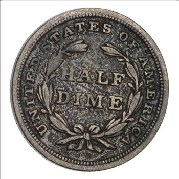 1838 Seated Liberty Half Dime - Type 2- Circulated