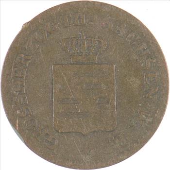 1840-A Grand Duchy Of Saxe-Weimar-Eisenach 1 Silber Groschen
