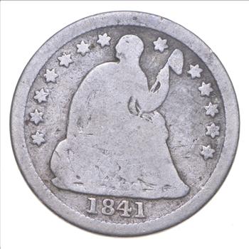 1841 Seated Liberty Half Dime - Charles Coin Collection