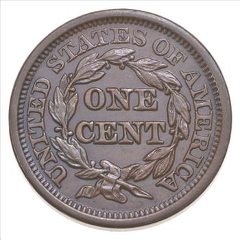 1849 Braided Hair Large Cent - N.14 - R3