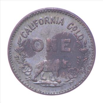 1850 Liberty Head California Gold Rush Souvenir Token
