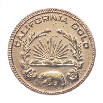 1850 Liberty Head California Gold Rush Souvenir Token