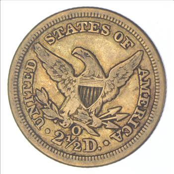 1851-O $2.50 Liberty Head Gold Quarter Eagle