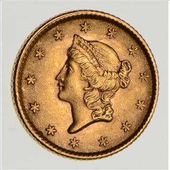 1853 Liberty Head Gold Dollar