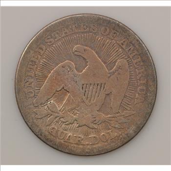 1853 Liberty Seated Quarter Dollar, Variety 2 Arrows & Rays