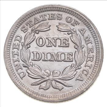 1853 Seated Liberty Dime - Arrows