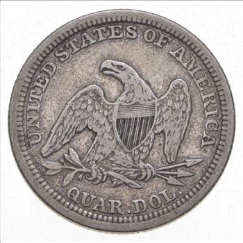 1854 Seated Liberty Quarter